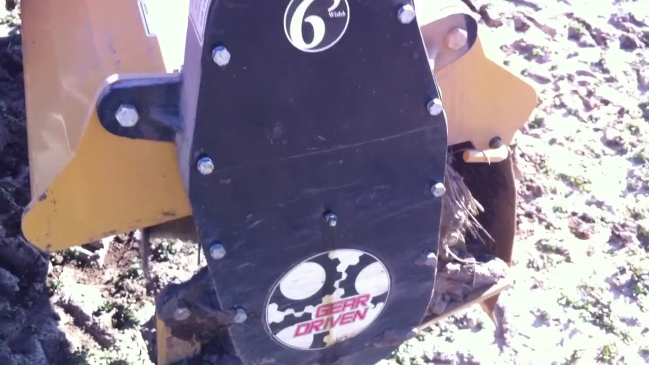 Tarter 6ft 3pt tiller. bad gearbox 20 hours only YouTube