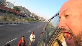 Foreigners Ride A Local Indian Bus!