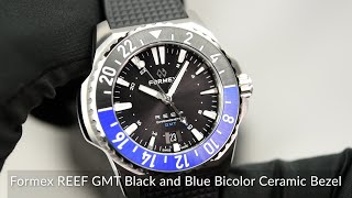 Formex REEF GMT Black and Blue Bicolor Ceramic Bezel