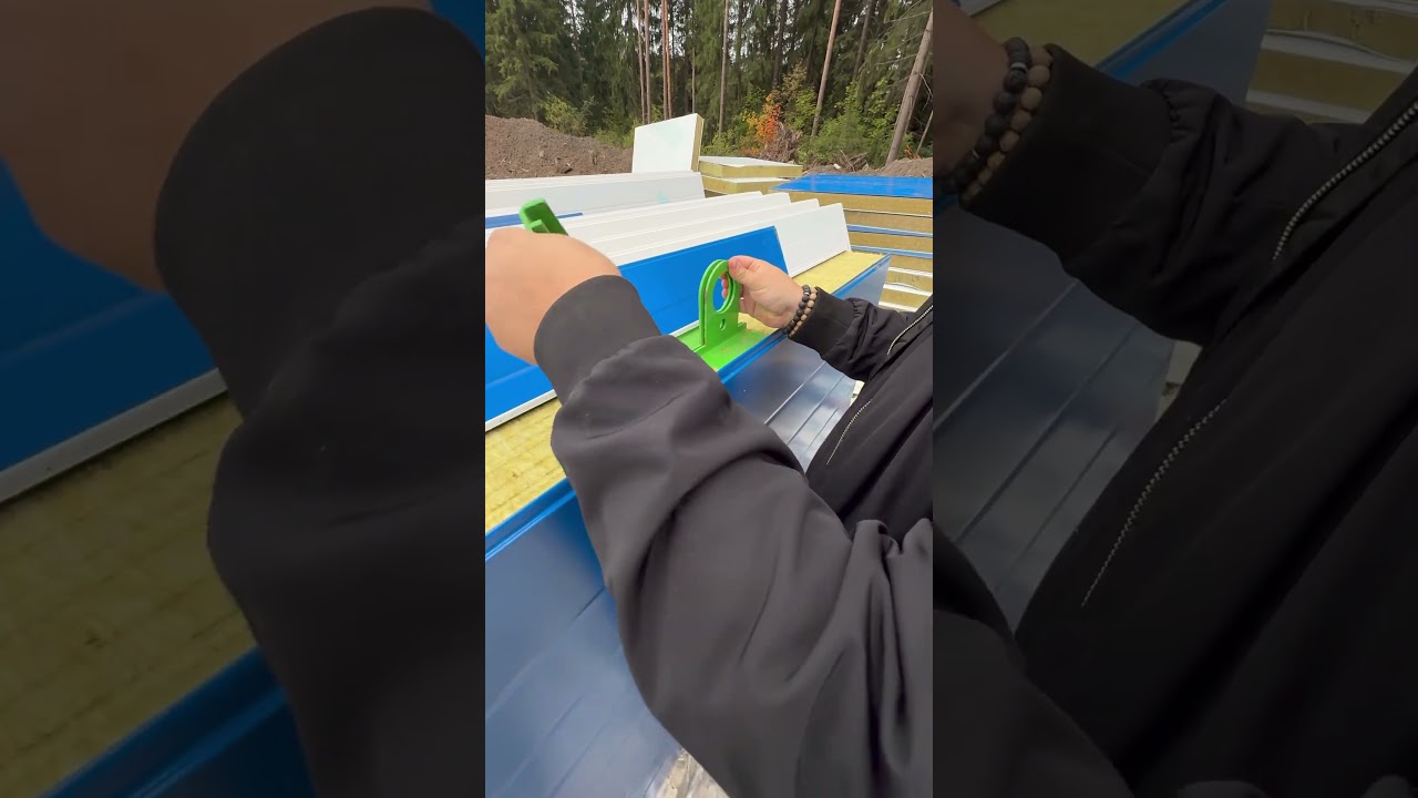 Компактные захваты для сэндвич панелей 