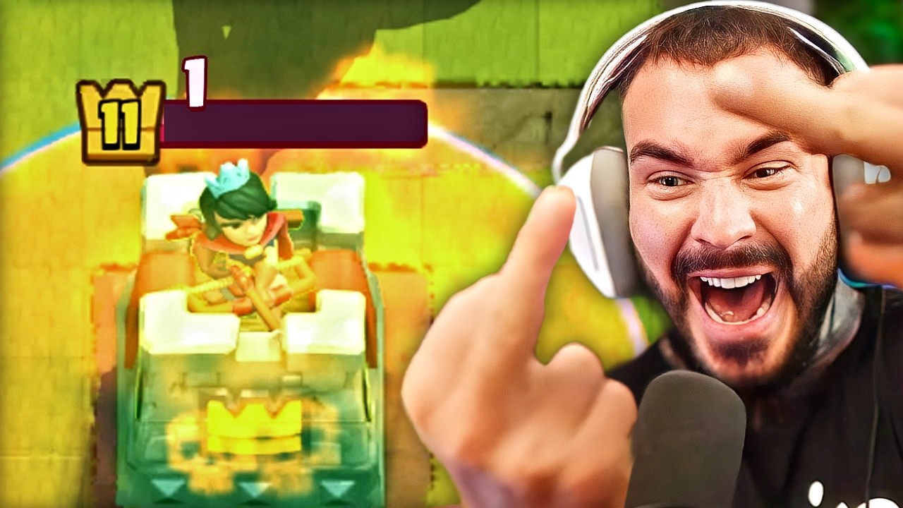 RAGE PUSH V CLASH ROYALE!😡(rozmlátil jsem to?)