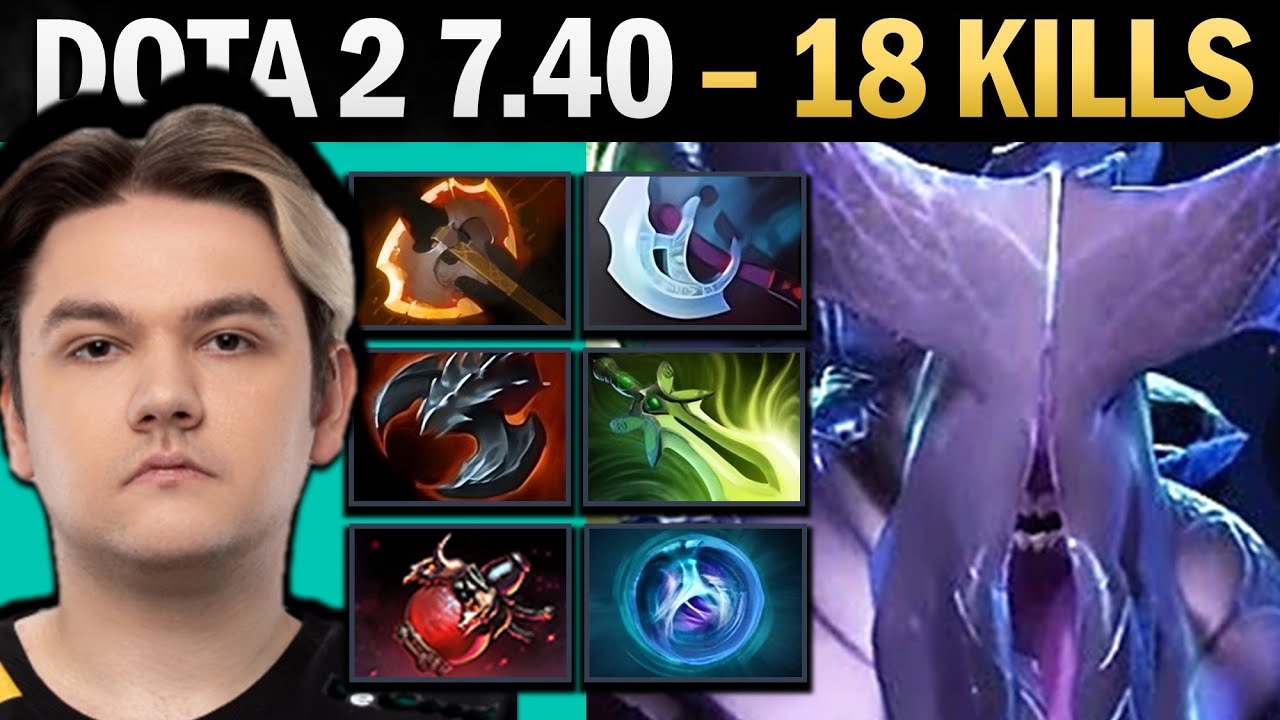 Faceless Void Pro Carry with Battlefury and 18 Kills - 7.41 Dota