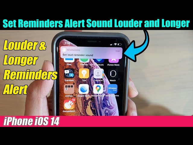 iPhone iOS 14: How to Set Louder and Longer Reminders Alert Sound