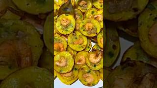 Crispy banh khot with homemade flour #alotravinh #food
