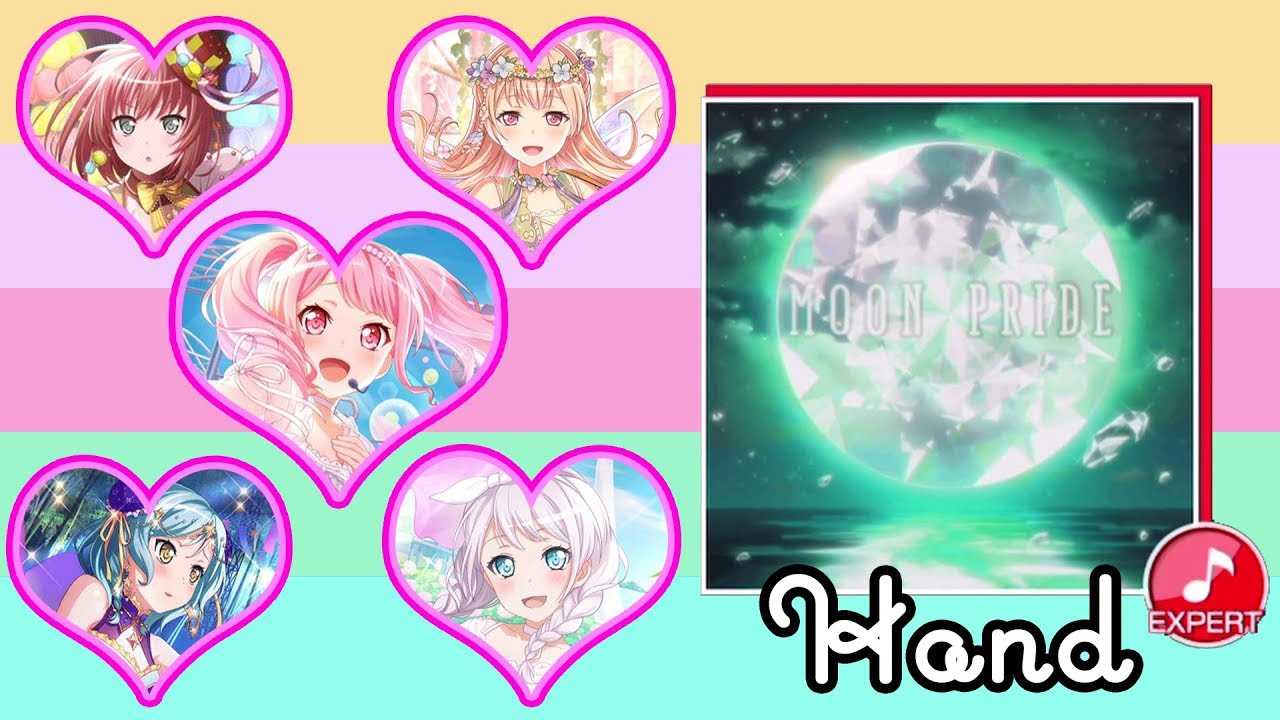 バンドリ Moon Pride Ex Fullcombo Youtube