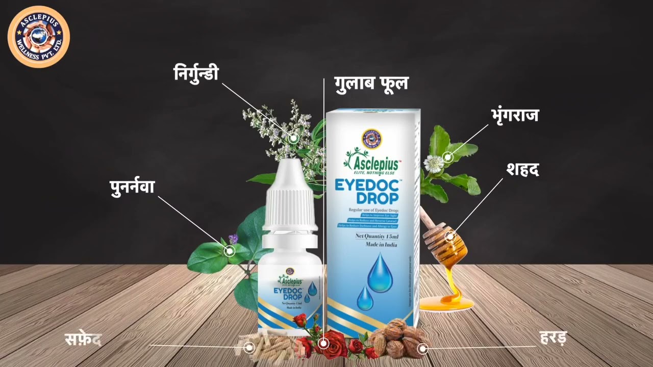 आंखे रोशन तो दुनिया रोशन, आंखो के बेहतरीन लिए प्रोडक्ट Asclepius EyeDoc Drop