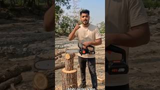 48V Cordless Mini Chainsaw | 6 Inch Portable Electric Wood Cutter #shorts