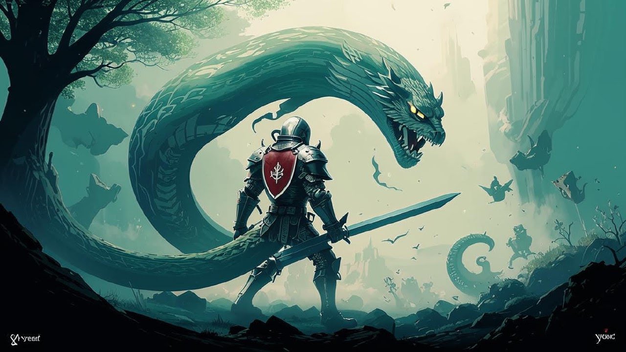 Вечный рыцарь, вечный змей - YouTube