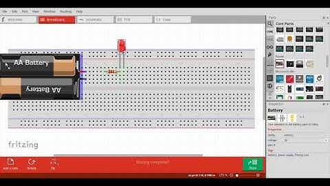 Basic Fritzing Circuit Tutorial