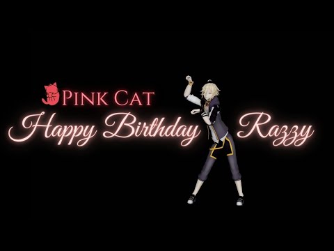 Happy Birthday Razzy! -Pink Cat MMD (Yohio) Hologram Ready (Live/Fixed Camera Version)