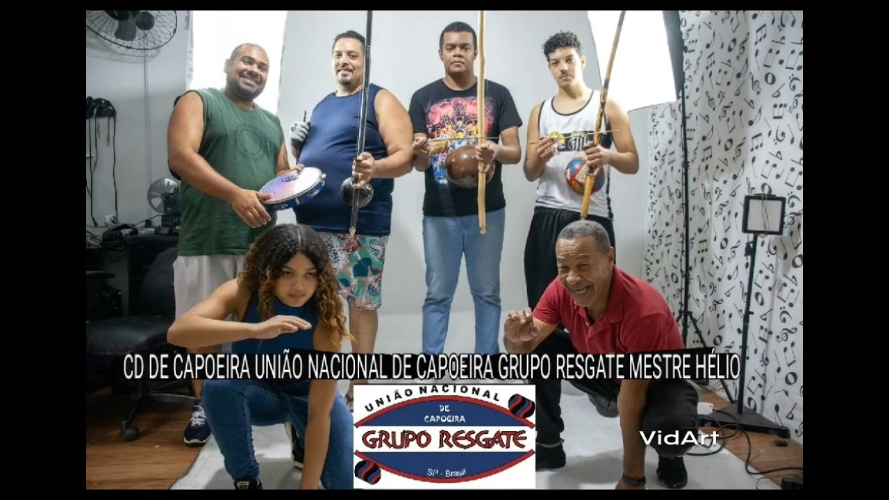 CD DE CAPOEIRA GRUPO UNIÃO RESGATE.   CD DE CAPOEIRA UNIVERSAL DO ESTADO DE SÃO PAULO 