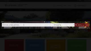 Library Website Tour for Students