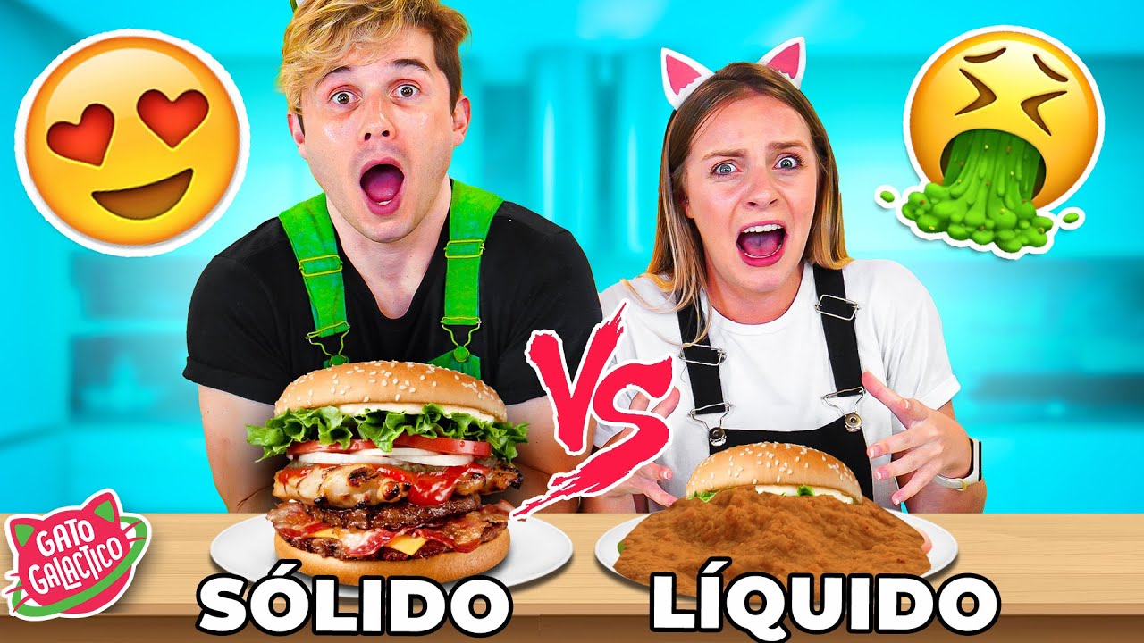 TODA COMIDA FICA MELHOR LÍQUIDA ??? | Experimento no Gato Galactico