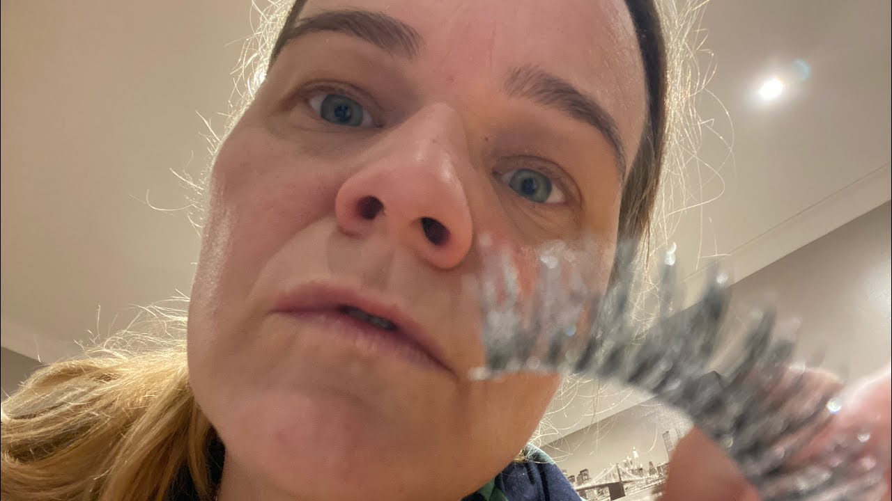 ASMR - A friend is putting fake eyelashes (lash extensions) for you