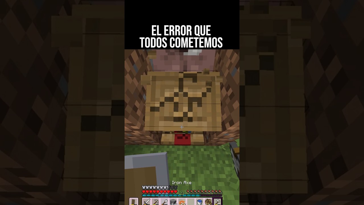 El error que TODOS cometemos #minecraft #humor #memes