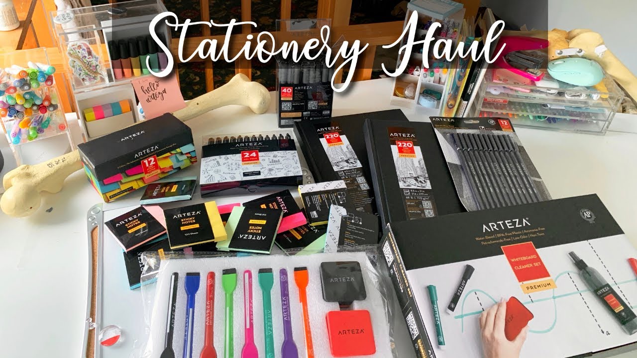 aesthetic back to school stationery haul ✨🖋 school stationery