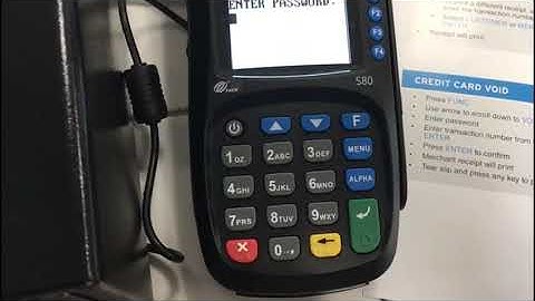 How to do a refund PAX S80