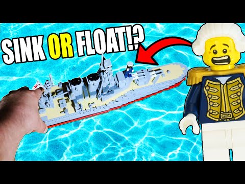 Will LEGO World War 2 Battleships FLOAT!?