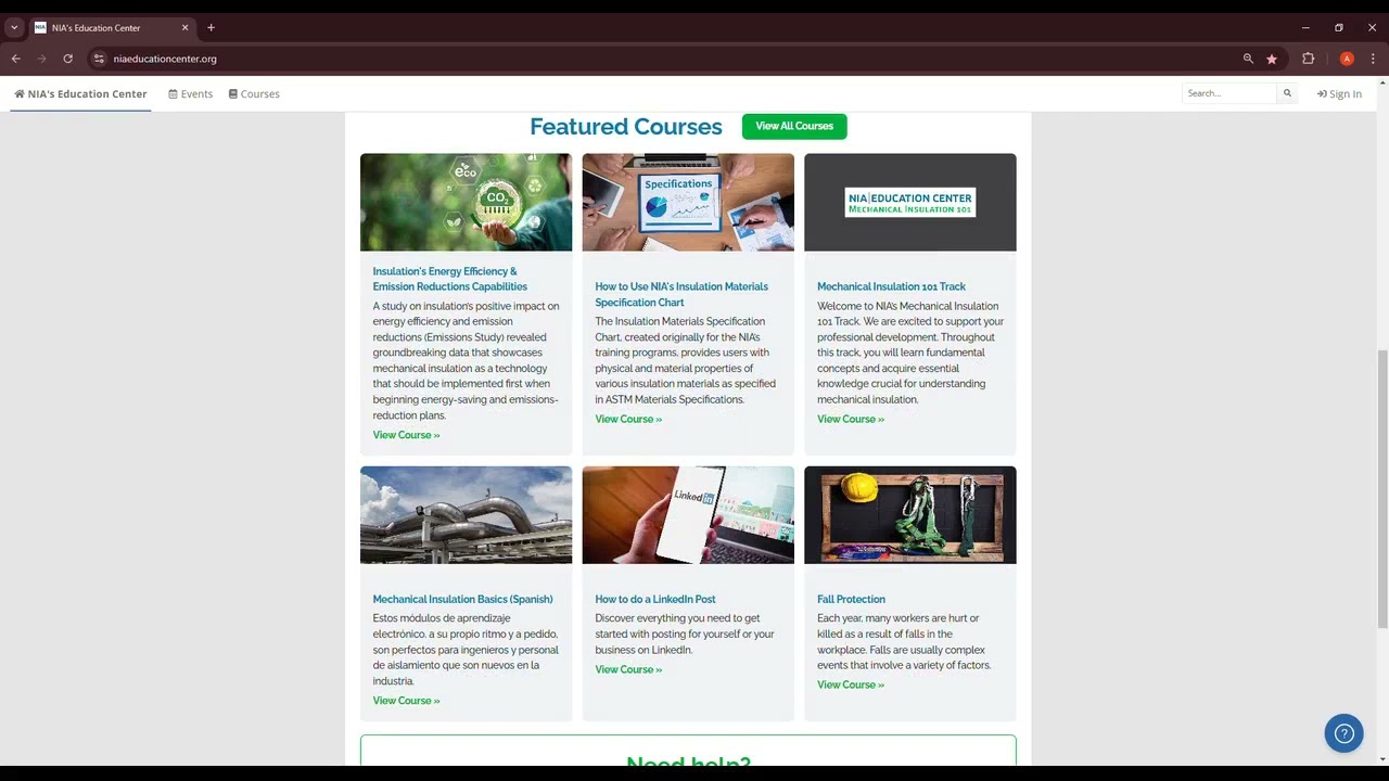 NIA's Education Center Tips and Tricks