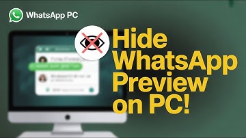 How to Hide Text Message Preview on WhatsApp Desktop (PC & Laptop Tutorial)