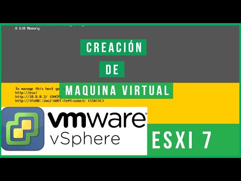 ✅ Como crear una maquinas virtuales en vmware ESXI 7 vSphere 👈🏻