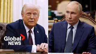 Trump says he has spoken to Putin about ending Russia-Ukraine war