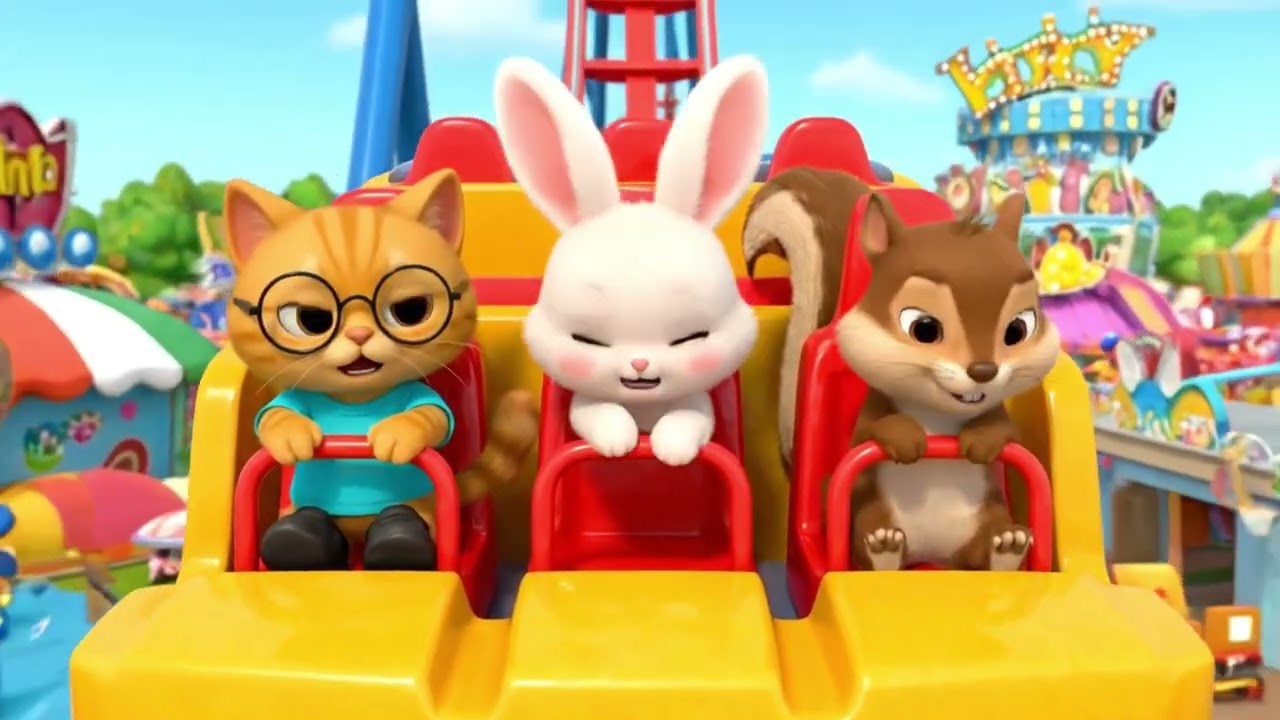 Mika & Friends at the Amusement Park 🎢 | Fun Roller Coaster Adventure for Kids