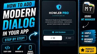 Add Premium Modern Dialog to Any APK Using MT Manager screenshot 5