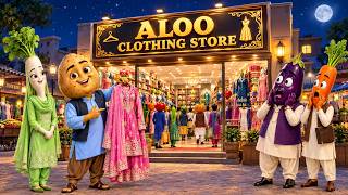 🥔Poor Potato Opened His Own Clothing Store 😱👗🏪 | Baingan Seth Was Left Shocked! | #vegetablestory