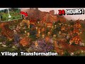 I Spent 24 Hours Building An Entire VILLAGE in Minecraft Hardcore..