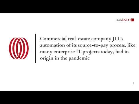 JLL Source to Pay Transformation Proves Value of Automation