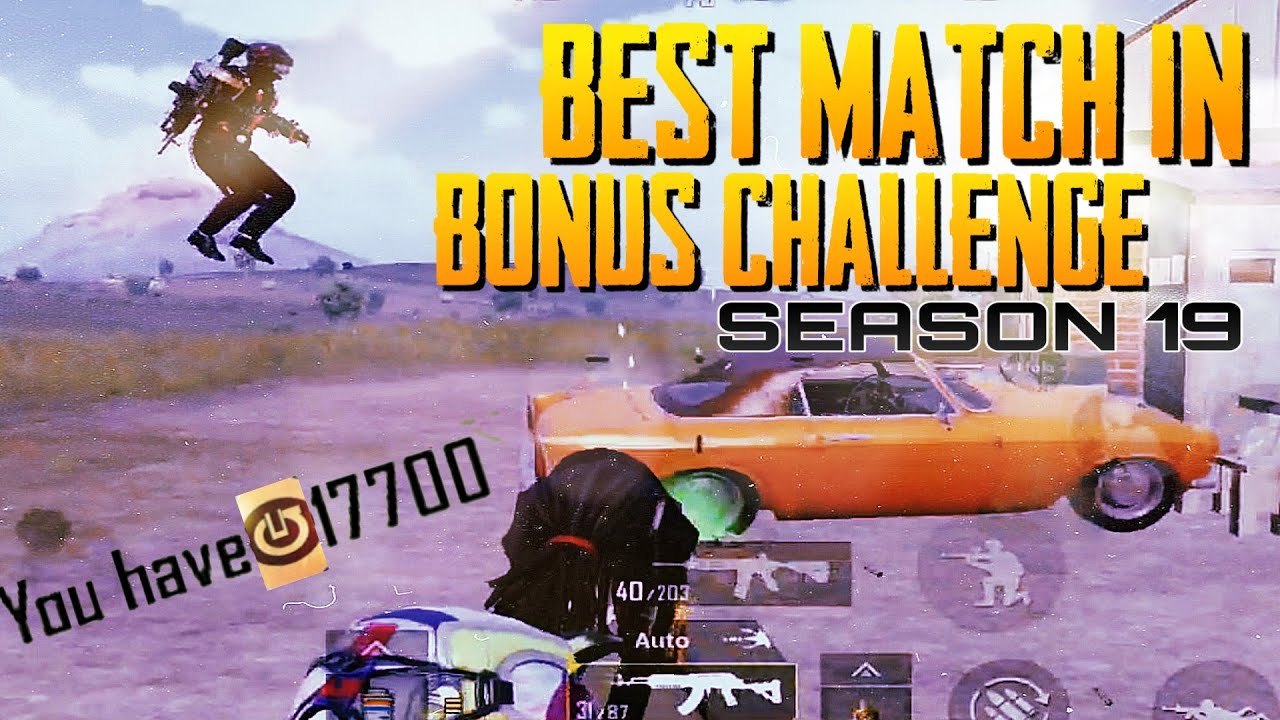 PUBG MOBILE BONUS CHALLENGE GAMEPLAY // HIGHEST KILLS IN BONUS CHALLENGE season 19 