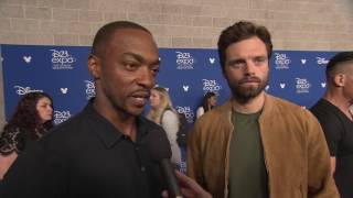 Anthony Mackie and Sebastian Stan - Marvel Studios' Avengers: Infinity War