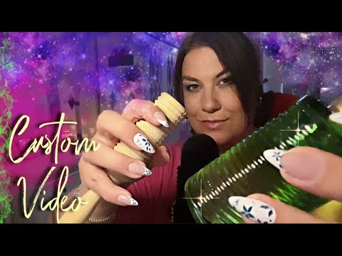 ASMR / Custom Video for Sky! Scratching, tongue clicking, tapping, and more!