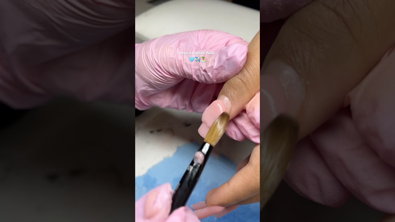 VACAY NAILS 🙂‍↕️✈️🩵 