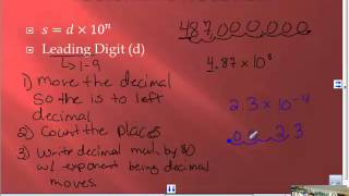 Lesson 9 Scientific Notation Part 1