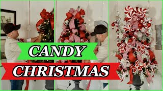 Candy Cane Christmas Tree Decorations / Decorate Your Christmas Tree Step By Step (Ramon at Home)