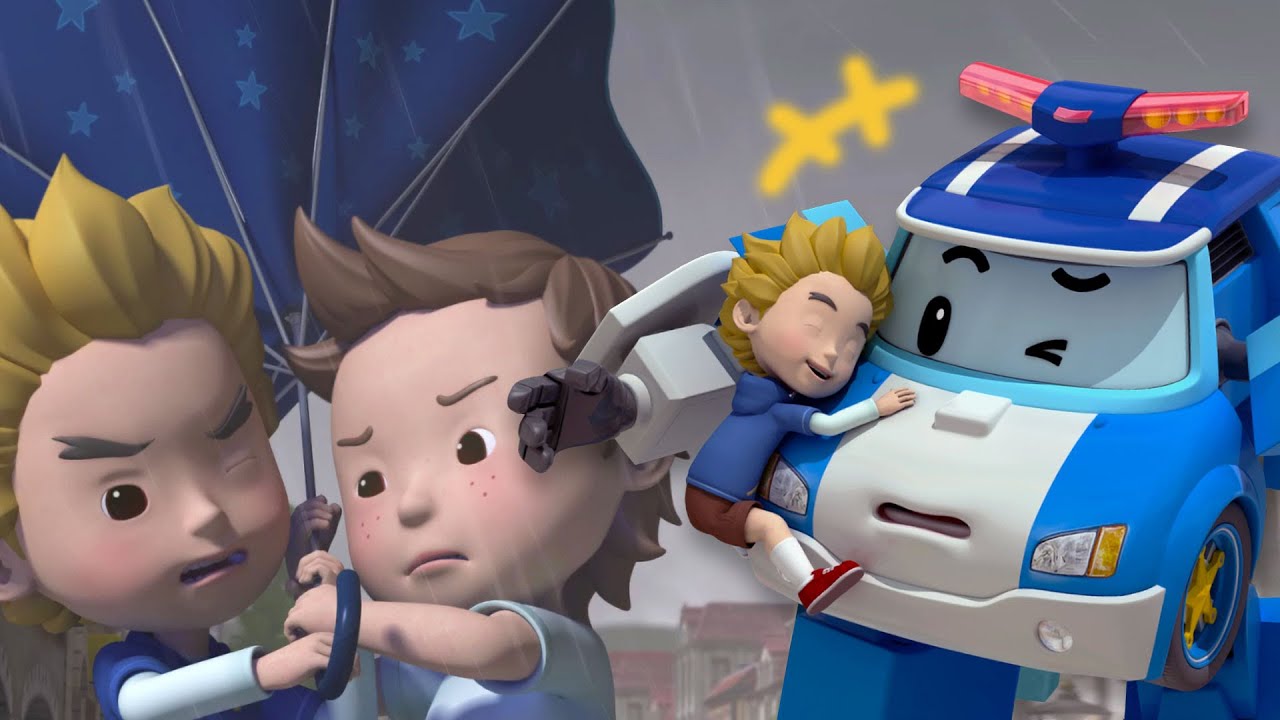 森林火灾时的应对方法│变形警车珀利安全篇动画合集│儿童安全教育│安全故事│儿童动画│警车│救护车│消防车│变形警车珀利TV