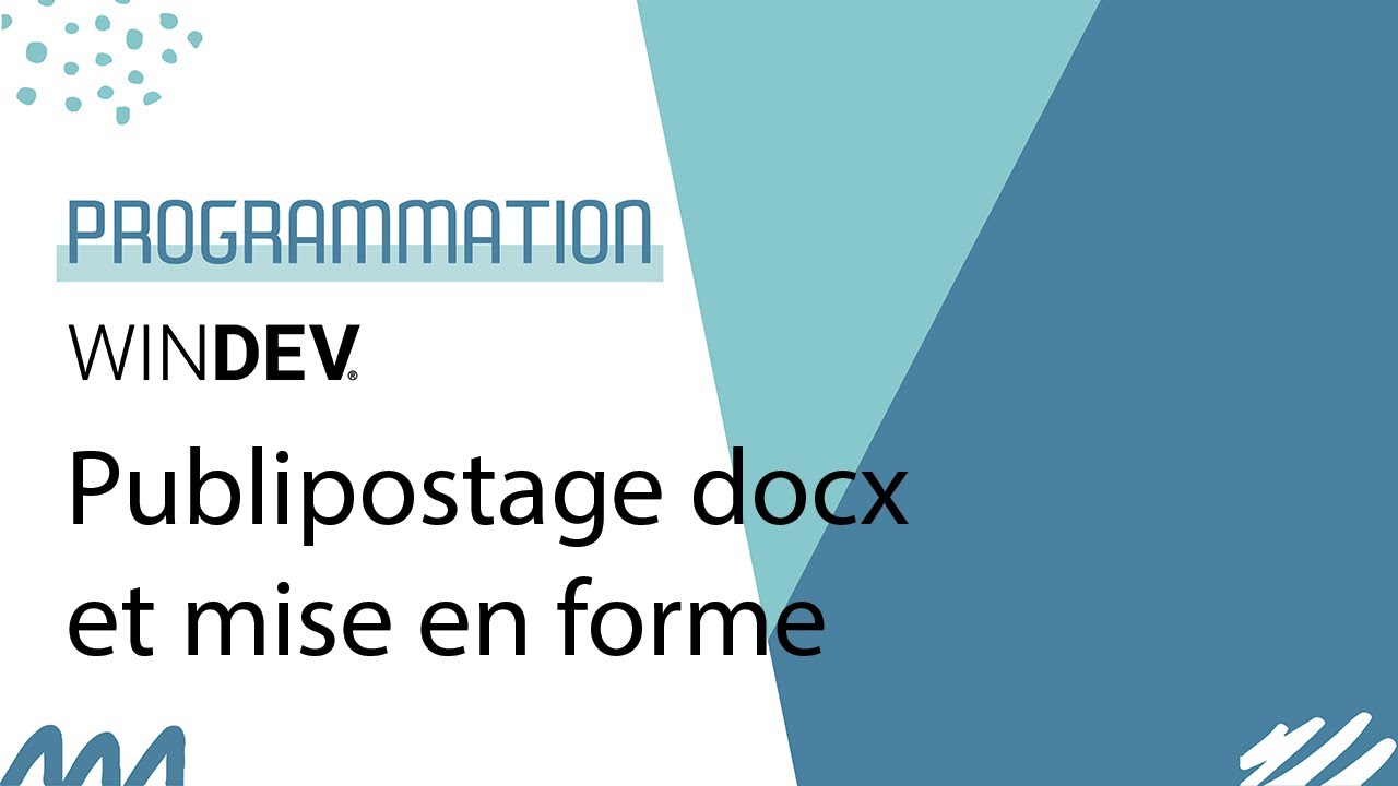 WINDEV et WORD - publipostage avec mise en forme du texte