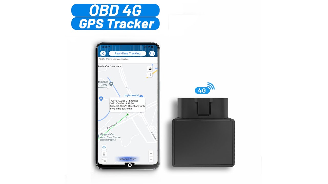 Auto-Sali 4G GPS Tracker—Wireless OBD Car Device OBD III