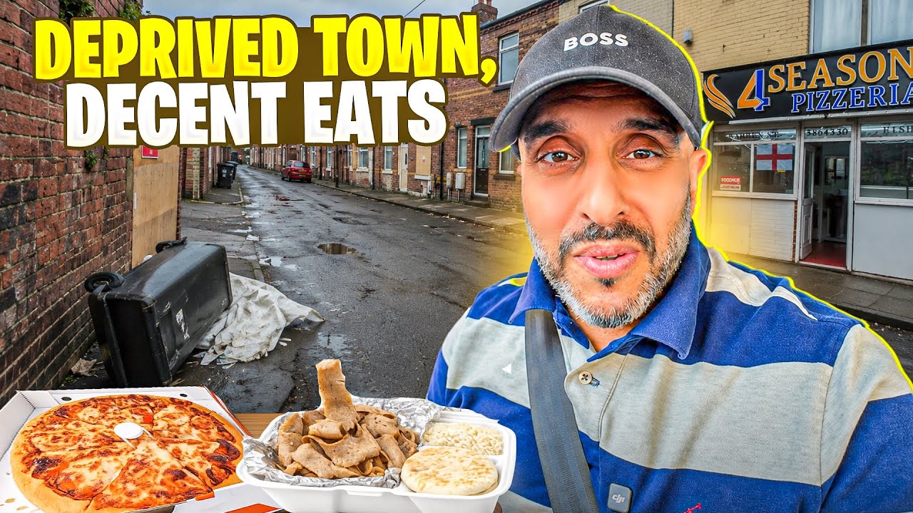 Eating A PIZZA & KEBAB in UK’s Most DEPRIVED VILLAGE | TFT | Cheap Eats