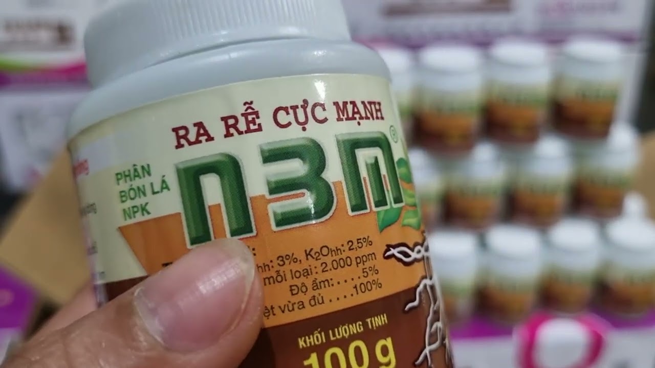PHÂN BÓN LÁ RA RỄ CỰC MẠNH N3M CHO CÂY CẢNH, BONSAI, HOA MAI, HOA HỒNG