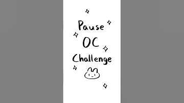 Pause OC Challenge #artchallenge #occhallenge
