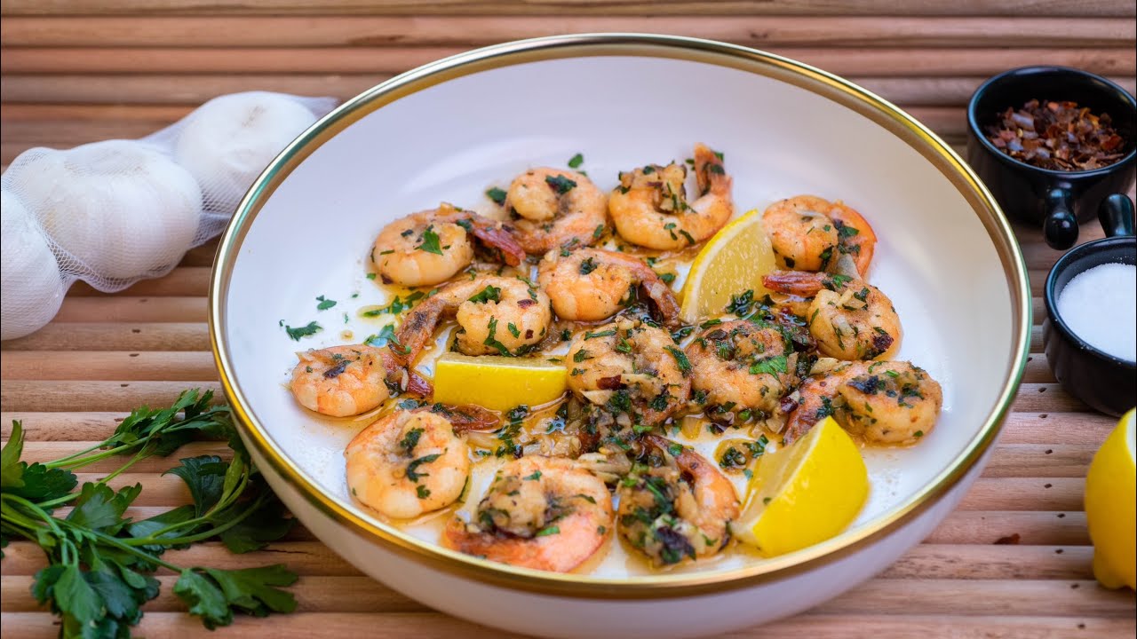 Butter Garlic Prawns Recipe Fish recipe PepperCrush YouTube