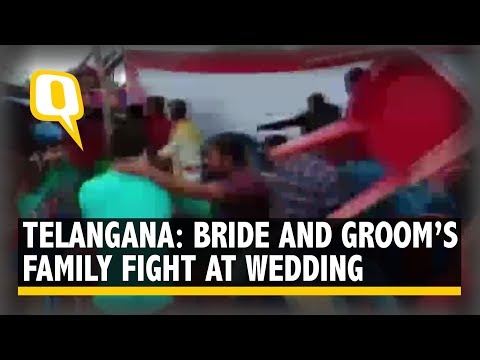 Bride & Groom’s Families Fight At Wedding In Telangana, 3 Injured | The Quint