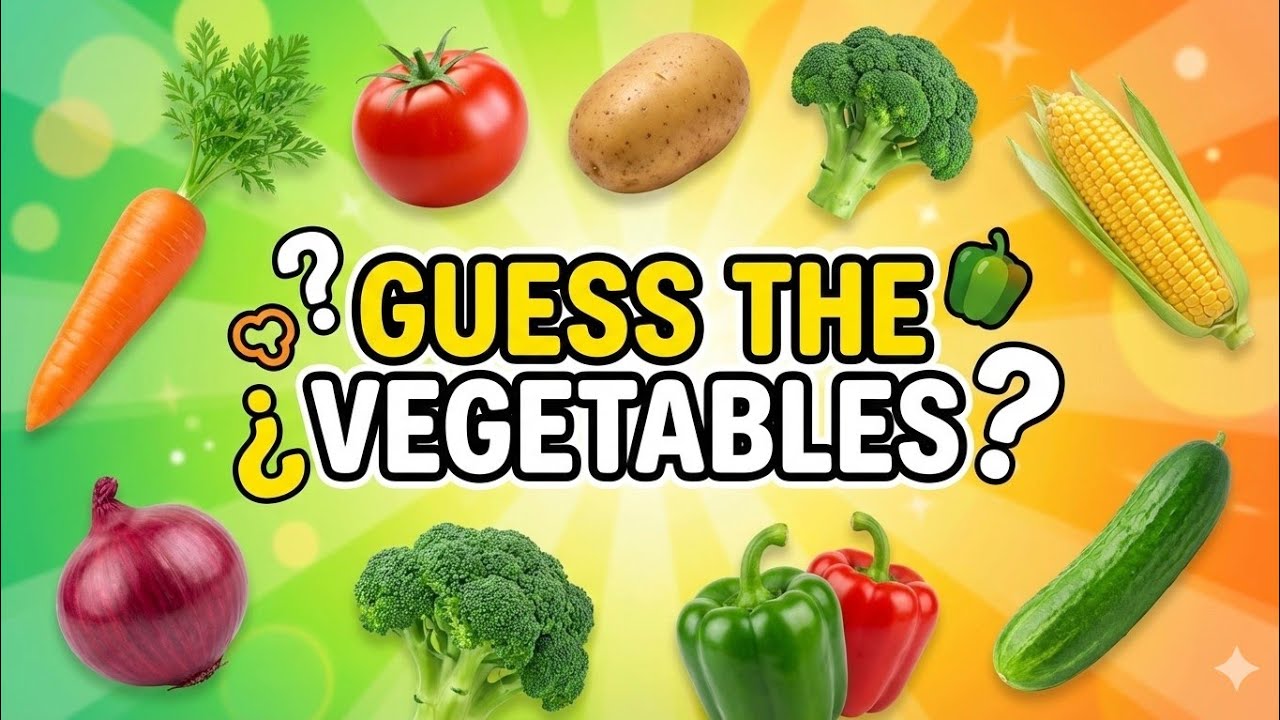 Guess The Vegetable Names With Correct Spelling Can You Ready Quiz Fun.