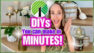 10 EASY DOLLAR TREE & WALMART HOME DECOR IDEAS YOU CAN MAKE IN MINUTES!