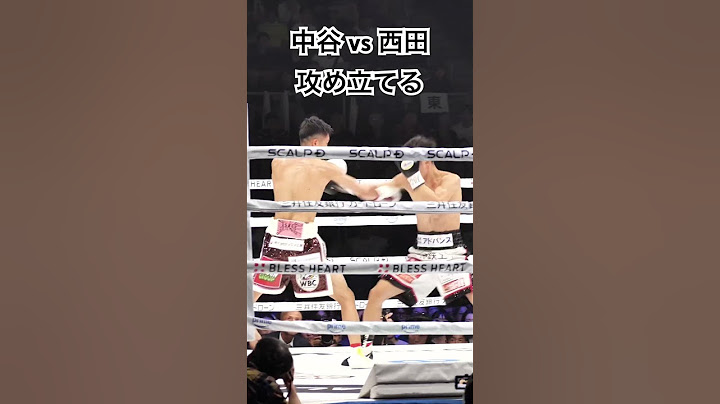 圧倒的な手数で攻め立てる中谷潤人‼️