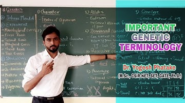 Important Genetic Terminology | Genetic Basis of Inheritance | Explained by Dr. Yogesh