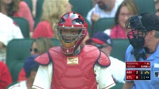 Ari Ball Takes Odd Bounce Off Backstop